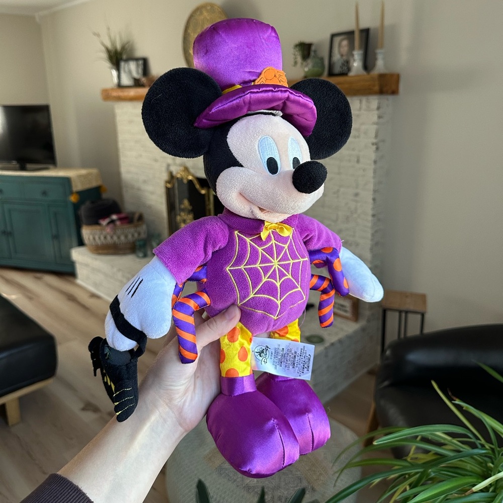 Disney store exclusive Mickey Mouse Halloween plushy